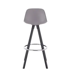 Athens Upholstered Counter Stool (Set of 2) Grey