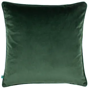 Wylder Dusk Monkey Embroidered Piped Velvet Polyester Filled Cushion