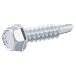 Diall Hex Zinc-plated Carbon steel Screw (Dia)5.5mm (L)25mm, Pack of 100