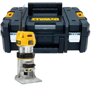 Dewalt D26200 900w Compact Fixed Base Corded Router 110v + Tstak Case