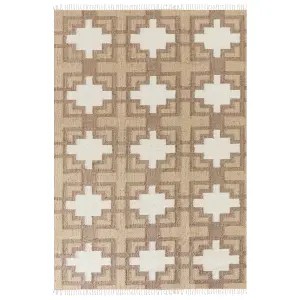 Jute Area Rug 160 x 230 cm Beige KONURTAY