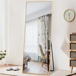 Metal Flat Mirror Gold