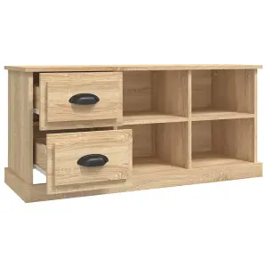 Berkfield TV Cabinet Sonoma Oak 102x35.5x47.5 cm Engineered Wood