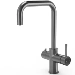 Liquida EBT311GM 3 In 1 Gun Metal Grey Kitchen Instant Boiling Hot Water Tap