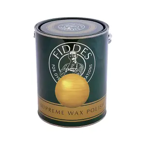 Fiddes Supreme Wax Polish - Antique Brown 5 Litre