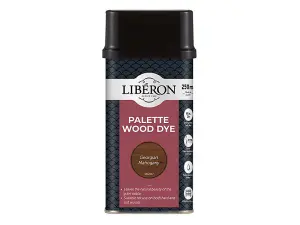 Liberon Palette Wood Dye Georgian Mahogany 250ml - Premium Quality Interior Wood Finish