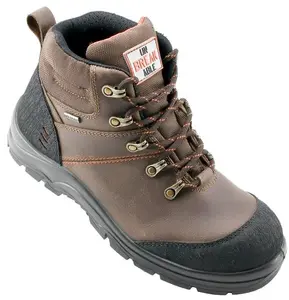 Unbreakable Meteor S3 Waterproof Safety Boots - Brown Composite Work Footwear