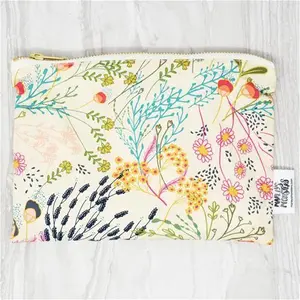 Cosmetic Bag - Ivory Floral