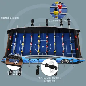 HOMCOM 2ft Foosball Table Arcades Competition Sized for Kids, Adults, Indoor