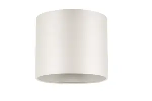 GoodHome Kpezin Cream Fabric dyed Light shade (D)15cm