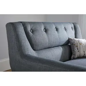 Birlea Lambeth Medium Sofa Grey