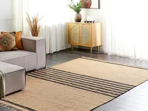 Jute Area Rug 200 x 300 cm Beige ERICEK