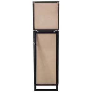 Beliani Scandinavian Standing Mirror TORCY Black