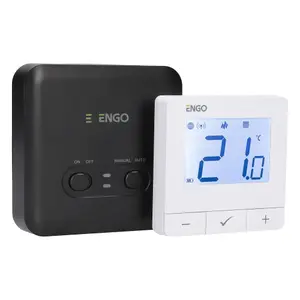 ENGO E20i-W Wireless Programmable Smart Thermostat Wifi App Alexa Control - White