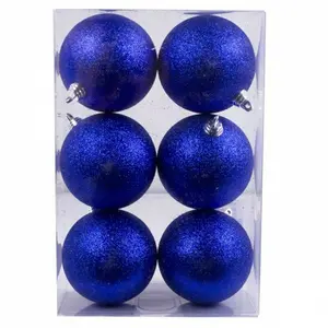 Xmas Bauble (Set of 6) Blue