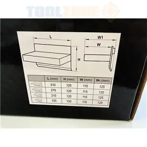 Toolzone 4-Piece Magnetic Tool Tray Set with Strong Magnets - Blue, AU365