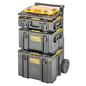 Dewalt Toughsystem 2 Rolling Tool Storage Box Trolley + Tstak Adaptor + Storage