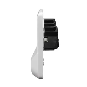 LAP 45A White 1 gang Matt Plastic Cooker outlet