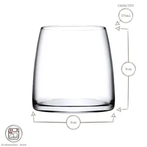 Pasabahce Pinot Whisky Glasses - 375ml - Pack of 8