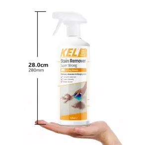 KEL - Stain Remover Spray Super Strong, Carpet & Upholstery Cleaner, Removes Ingrained Marks, Effective for Most Fabrics - 1 Litre