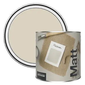 Rust-Oleum Washable Matt Wall Paint - Hessian 2.5L