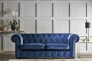 Asha 3 Seater  Deluxe Velvet Sofa