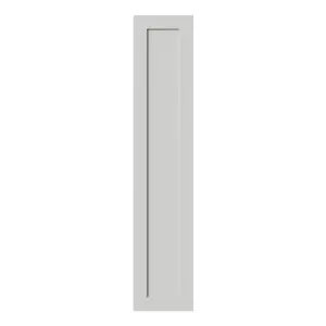 Tydeman Matt grey Shaker 70:30 Larder Cabinet door (W)300mm (H)1467mm (T)20mm