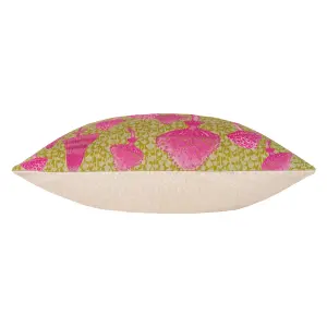 furn. Mushroom Fields Abstract Feather Rich Cushion