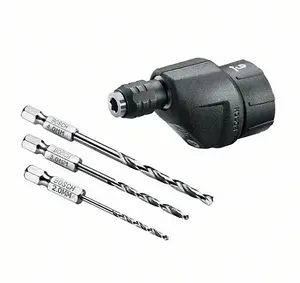 BOSCH IXO Drilling Adapter (c/w 3 Drill Bits) (To Fit: Bosch IXO Cordless Screwdriver Range) (1600A00B9P)