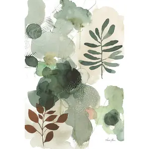 Sage Bliss I by Laura Horn - Wrapped Canvas Print 30cm H x 20cm W