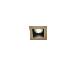 Luminosa Funky 1 Light Recessed Spotlight Bronze, GU10