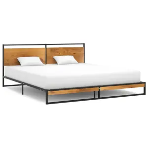 Berkfield Bed Frame Metal 180x200 cm 6FT Super King