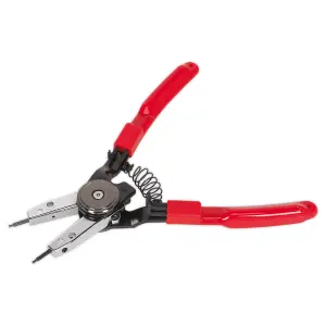 Sealey Circlip Pliers Set Internal/External Quick Change AK8453