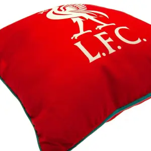 Liverpool FC YNWA Crest Square Cushion Red (One Size)