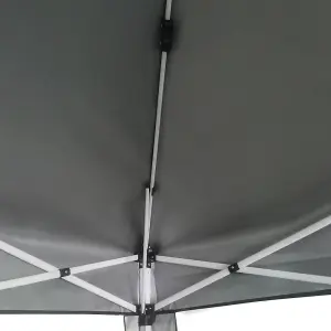 SunDaze 3x3M Beige Pop Up Gazebo Tent Outdoor Garden Shelter Folding Marquee Canopy with Frame (No Side Panels)