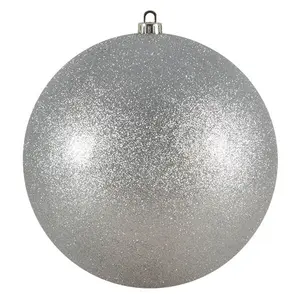 Xmas Bauble Silver / 25cm H x 25cm W