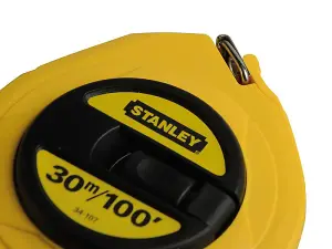 STANLEY 0-34-107 Closed Case Steel Long Tape 30m/100ft (Width 10mm) STA034107