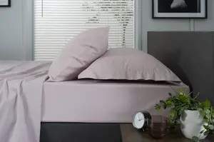 The Lyndon Company 200 Thread Count Cotton Duvet Set Pink