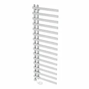 Right Radiators Prefilled Thermostatic Electric Heated Towel Rail Designer Rads Ladder Warmer - 1600x600mm Chrome