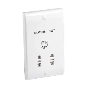 CED Dual Voltage Shaver Socket