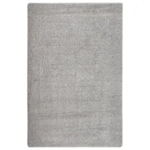 Shaggy Rug Light Grey 200x290 cm Anti Slip