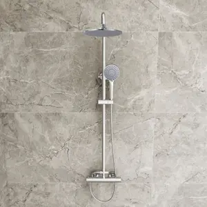 SKY Bathroom 3-spray pattern Chrome Thermostatic Shower kit