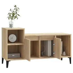 Berkfield TV Cabinet Sonoma Oak 100x35x55 cm Engineered Wood