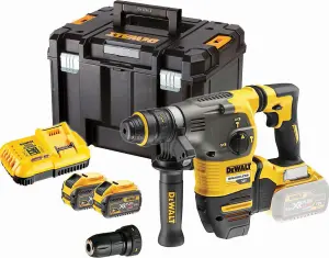 DEWALT DCH334X2 54v 3 function hammer SDS plus