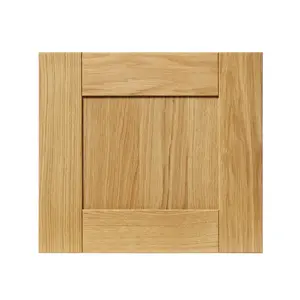 GoodHome Verbena Matt natural oak effect Shaker 2 drawer front, bridging door & bi fold door 400mm