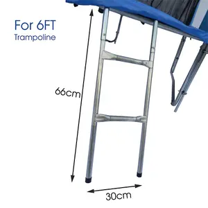 SunDaze Steel Trampoline ladder 2 Steps Fit 6FT Trampolines