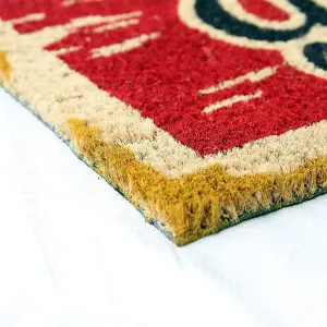 Coco & Coir Door Mats Indoor Outdoor Non Slip Colourful Lifestyle Entrance Mat 45cm x 75cm THE GARAGE