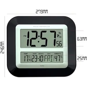 Wall Clock Black