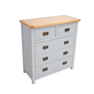 Argenta 5 Drawer Chest of Drawers Bras Drop Handle