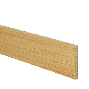 GoodHome Verbena Natural Oak effect Square edge Natural oak shaker Plinth, (L)2400mm